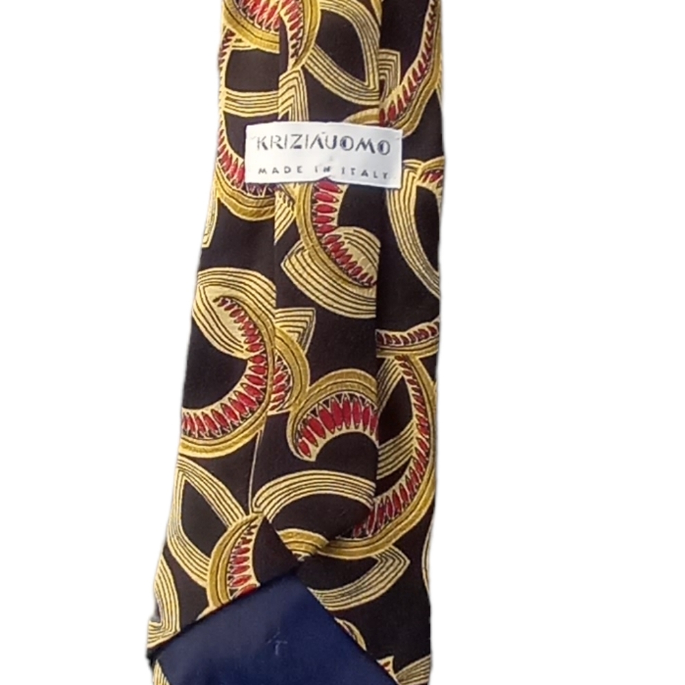 Krizia silk tie men's